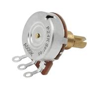 Manopola per basso elettrico, 500 K, 24 denti, design con albero lungo per controllo del volume e del tono, potenziometro per chitarra