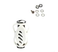 Manopola per bobina in alluminio CNC da 35,4 mm, 5,2 g, luce (grigio, 1 set)