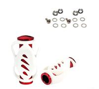Manopola per bobina in alluminio CNC da 35,4 mm, 5,2 g, luce (rosso, 2 set)