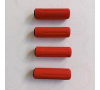 MANOPOLA PER CALCIO BALILLA MOD. PROFESSIONAL ROSSA R. SPORT SET 4 PZ. (1823)