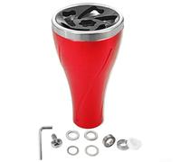 Manopola per mulinello da pesca, 36 mm, in alluminio, per Daiwa, Stella, per stradic, design ergonomico e antiscivolo, per acqua salata e d'acqua dolce, spigola, trota, luccio, pesce persico (rosso