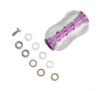 Manopola per mulinello da pesca, design leggero, con finitura in alluminio ossidato e impugnatura ergonomica per dislocazione delle dita, per mulinelli da pesca S/D/A (viola)