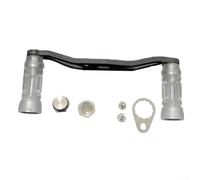 Manopola per mulinello da pesca per baitcasting, struttura in fibra di carbonio e plastica con foro centrale da 8 x 5 mm, progettata per aumentare la leva e fornire un controllo stabile del pesce