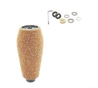 Manopola per mulinello da pesca per DRT MK1 per modelli Daiwa, sughero in gomma EVA con albero in metallo per Zillion per Exsence per Tatula per serie Metanium (1 set grigio)