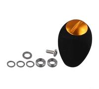 Manopola per mulinello spinner per Daiwa, impugnatura per bobina da pesca EVA per guarnizione cuscinetto, compatibile con Shi-mano, 38 x 24 mm, 1 set (oro)