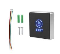 Manopola per Porta, Interruttore Tattile, Interruttore NO/NC/COM Interruttore Porta Sensore Tattile DC 12V, per Controllo Accessi Uscita Porta