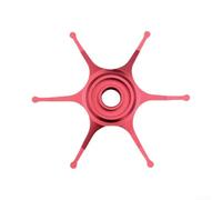 Manopola per stella per Mulinello Baitcast 65mm Manopola per(Red-Left hand) | Alluminio lega leggera, design per robusto, resistenza , colore argento per oro nero rosso