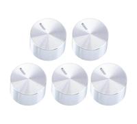 Manopola per Stufa a Gas 5 pezzi manopole di controllo della stufa controllo della cucina bruciatore di ricambio stufe accessori maniglie del forno parti della cucina for fornello a gas(Silver 2)