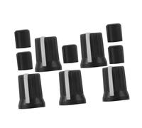 Manopola Potenziometro in Plastica Nera, 5 Pezzi, Ricambio | Formato Compatto, Uso Sicuro, Design Semplice, Accessori per Potenziometri e Parti Correlate
