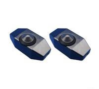 Manopola rotante regolatore dimmer per lampadine a LED e ad incandescenza, materiale ABS, nominale 220 V e 2 A, include due unità per una gestione efficace della luminosità della luce (nero)