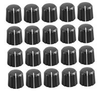 Manopola Rotativa Del Potenziometro In Plastica Da 20 Pezzi 15X13,5 Mm Per Volume Della Chitarra Con Albero Di Tipo D Da 6 Mm Di Diametro parti di chitarra