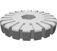 Manopola Rotella Ricambio per Olfa Taglierino Cutter Utilità Stampato 3D