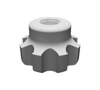 Manopola Stella Grande per Dado M10 60mm Diametro 8 Ali Impugnatura 3D
