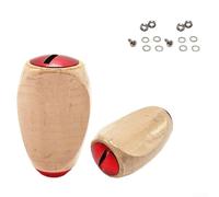 Manopola Sughero per Stradic per stella Manopola Sughero per | Sughero naturale piatto, montaggio per facile, compatibile per daiwa per tatula, per zillion, per alphas, finitura (red 2set)