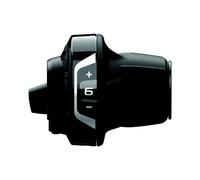 SHIMANO Slrv4006r, SL-RV400 Revo Shifter, Mano Destra, 6 velocità, con Display a Ingranaggi ottici Unisex, Nero, 6 Marce