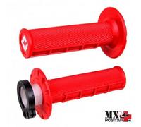 MANOPOLE A BLOCCAGGIO RAPIDO Half-Waffle MX ROSSO ODI H36HWR