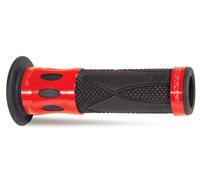 Manopole a doppia densità PRO GRIP Anodizzato, Nero, Rosso 06302193