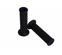 Progrip Manopole Strada 717 PA0717 doppia densità forate Ø22-25 mm 122 mm Blu/Nero