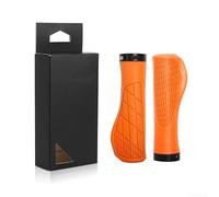 Manopole antiscivolo in gomma TPR con serrature di sicurezza per manubri da 22,2 mm, design ergonomico riduce l'affaticamento per ciclismo su strada, set di coppie, rosa (rosa)