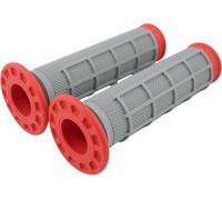 Manopole ATV a doppia mescola RENTHAL G169 Grigio, Rosso