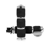 Manopole Avon con ammortizzazione pneumatica cromate con boss dell'acceleratore