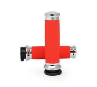 Manopole avon custom contour cromo/arancio 96-22 h-d con doppio cavo dell'accele