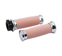 Manopole avon custom contour cromo/rosa 96-22 h-d con doppio cavo dell'accelerat