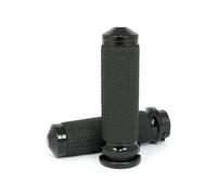 Manopole avon memory anodizzate nere 08-up h-d con acceleratore elettronico