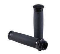 Manopole avon mt custom contour anodizzate nere per tutte le moto sportive barre