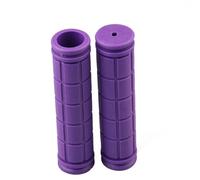 Manopole Bici 1 Pair Bicycle Grips Anti-slip Soft Rubber Handlebar Cover With High Flexibility For Mountain Road Bike Parts(Purple)