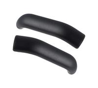 Manopole Bici 1 Pair Mountain Bike Handle Bar Grip Wrap Bicycle Brake Lever Non-slip Silicone Cover Protector Removable Handlebar(Black)