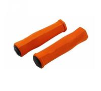 Manopole Bici 1 Pair Non-Slip Bicycle Grips Outdoor Mountain Bike Racing Motorcycle Scooter Handlebar Cover Handle Bar Foam Sponge(Orange)