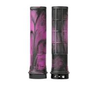 Manopole Bici 1 Pair TPR Bicycle Handlebar Grips Anti-skid Bar End Comfy Hand Feel Cycling Rest Shock-absorbing Bike Parts(Pink)