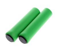 Manopole Bici 1Pair Silicone Cycling Bicycle Grips Outdoor Mountain Bike Handlebar Cover Anti-slip Strong Support Part(Green)