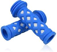 Manopole Bici Bike Handlebar Grips, For Bicycle, Balance Bikes, Road And Scooters, Soft And Comfortable(Blue)