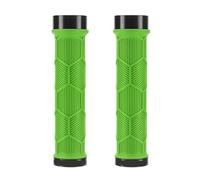 Manopole Bici Bike HandleBar Grips Silicone Anti-Slip Shock Absorption Bicycle Handle Cover Ultralight Road Cycling Accessories(Green)