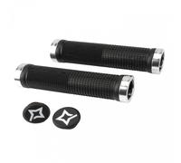 Manopole Bici DH ASSAULT Campa Bros con Blocco Alluminio Silver