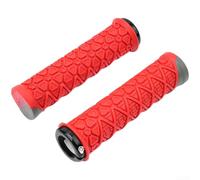 Manopole Bici Fuoristrada Alluminio Bloccaggio Attrezzi Manopole | Silicone proprietario, assorbimento urti, vibrazioni ridotte, comfort superiore, guida stabile