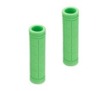 Manopole Bici Handlebar Grips Soft Silicone Shockproof Handle Bar Grip Wear-resistant Balance Bicycle Bike Parts(12cm green)