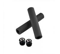Manopole Bici MTB Silicone Nero 130mm Coppia Leggera 35g