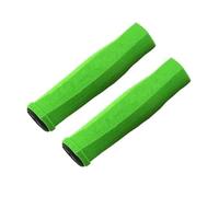 Manopole Bici Non-Slip Bicycle Grips Outdoor Mountain Bike Racing Motorcycle Scooter Handlebar Cover Handle Bar Foam Sponge 1 Pair(Green)