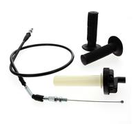 Manopole BIHR Kit ltr450 '06 Con Acceleratore Cr-Pro + Rev Colore Grigio per Jet
