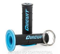 Manopole Circuit V Nero-Blu per Moto Ricambi Accessori Pezzi Ricambi