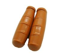 Manopole classiche per bicicletta 3231, ergonomiche, in resina, stile vintage retrò, colore marrone