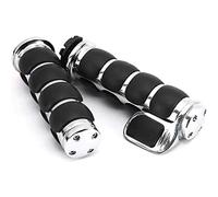 Manopole comode in alluminio billet cromato da 1" per acceleratore e cruise control da polso per moto