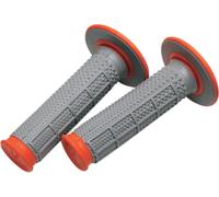 Manopole coniche a doppia mescola RENTHAL G164 Grigio, Arancione