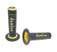 Manopole Cross 2 componenti Domino A020 nero / Giallo