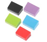 Manopole del Fader per Console Audio, 5 Pezzi, Foro 4 Mm | Gomma, Utilizzo su Mixer e Deck, Set Multicolore Cinque Elementi, Colore Nero Rosso Viola Blu Verde Bianco