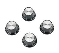 Manopole del volume della chitarra per Gibson Les Paul SG, stile campana a cilindro argento, adatte per pentole da 6 mm