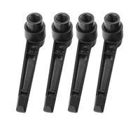 Manopole della macchina di fissaggio Regolabile in acciaio inossidabile M4 / 5/6/8/10/12 filetto femmina - nero (4 pezzi)(M8 63mm)